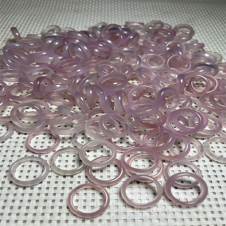 Оптовая продажа кольца из натурального агата, кольцо для мужчин и женщин, многоцветное