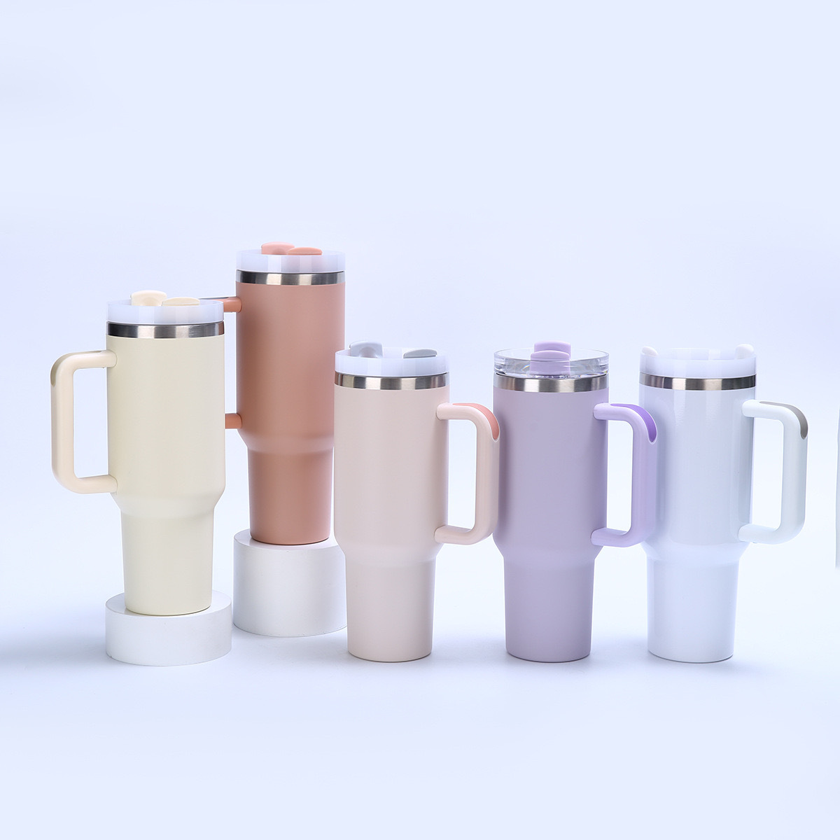 Cross-border ebay hot-selling Stanley thermos cup with stainless steel car cup double ice cup suction tube cup