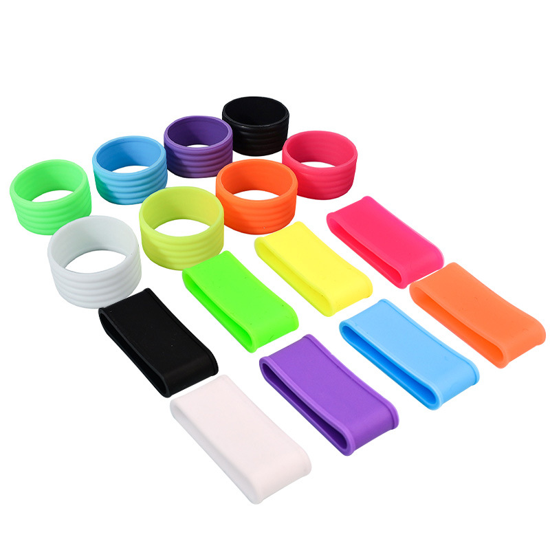 Cross-border Peak Racquet Cover Silicone Beat Ring Badminton Anti-slip Cover Fishing Rod Racquet Handle Grip Protective Cover