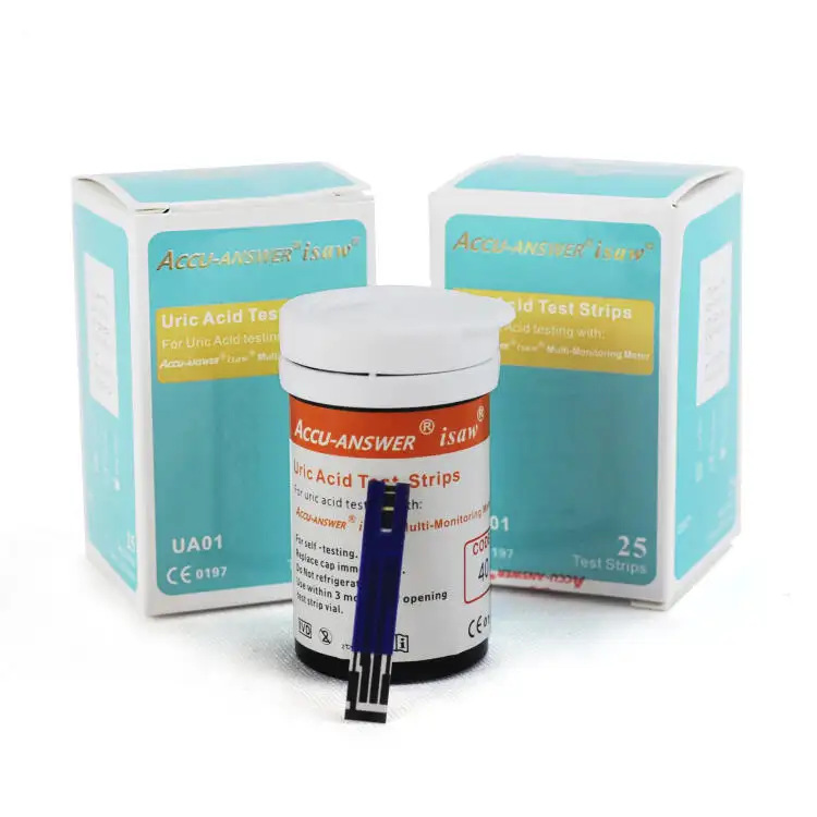 Cross-border English Accu Answer Cholesterol Blood Glucose Uric Acid Hemoglobin 4 in 1 Instrument with Test Strip