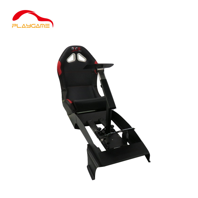 New black classic racing simulation F1 racing seat PVC leather adjustable factory direct sales