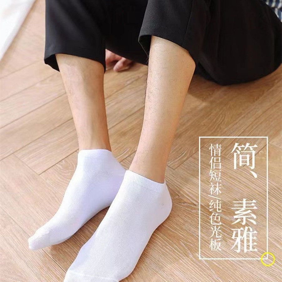 Disposable Socks for Men and Women 100 Pairs of Summer Daily Disposable Socks Black and White Travel Military Training Mid-Calf Stockings