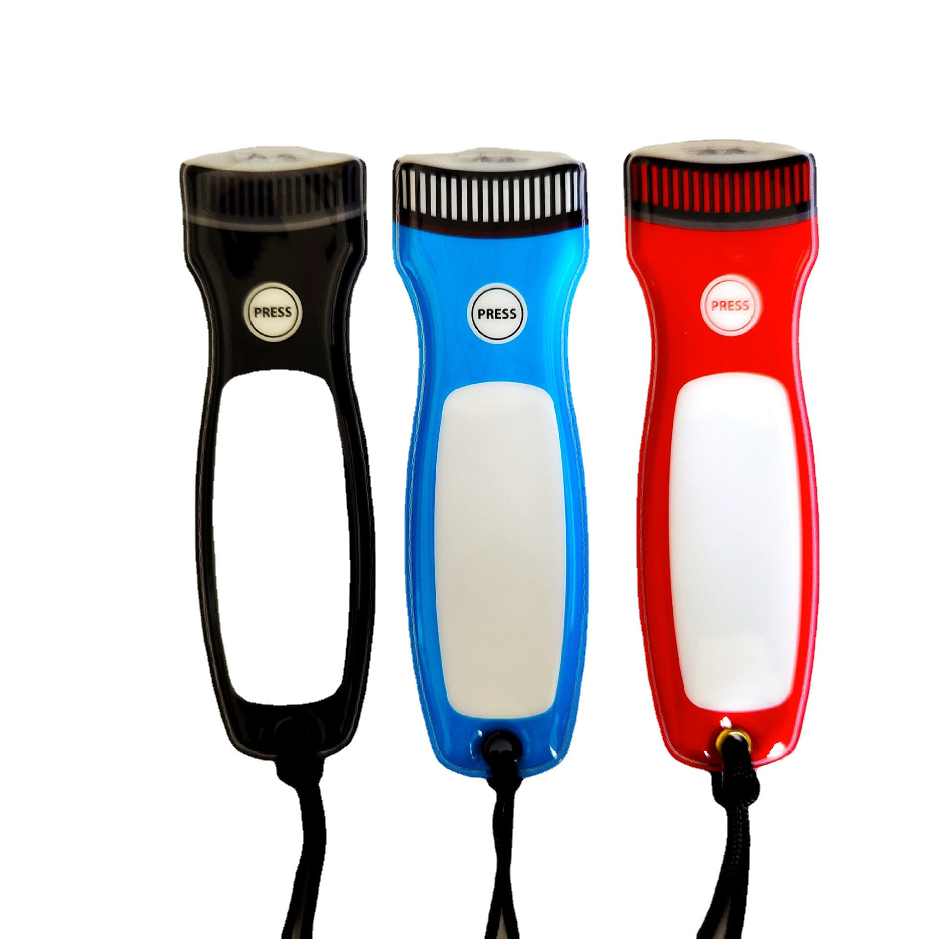 Manufacturer's pvc flat flashlight refrigerator magnet magnetic LED flashlight