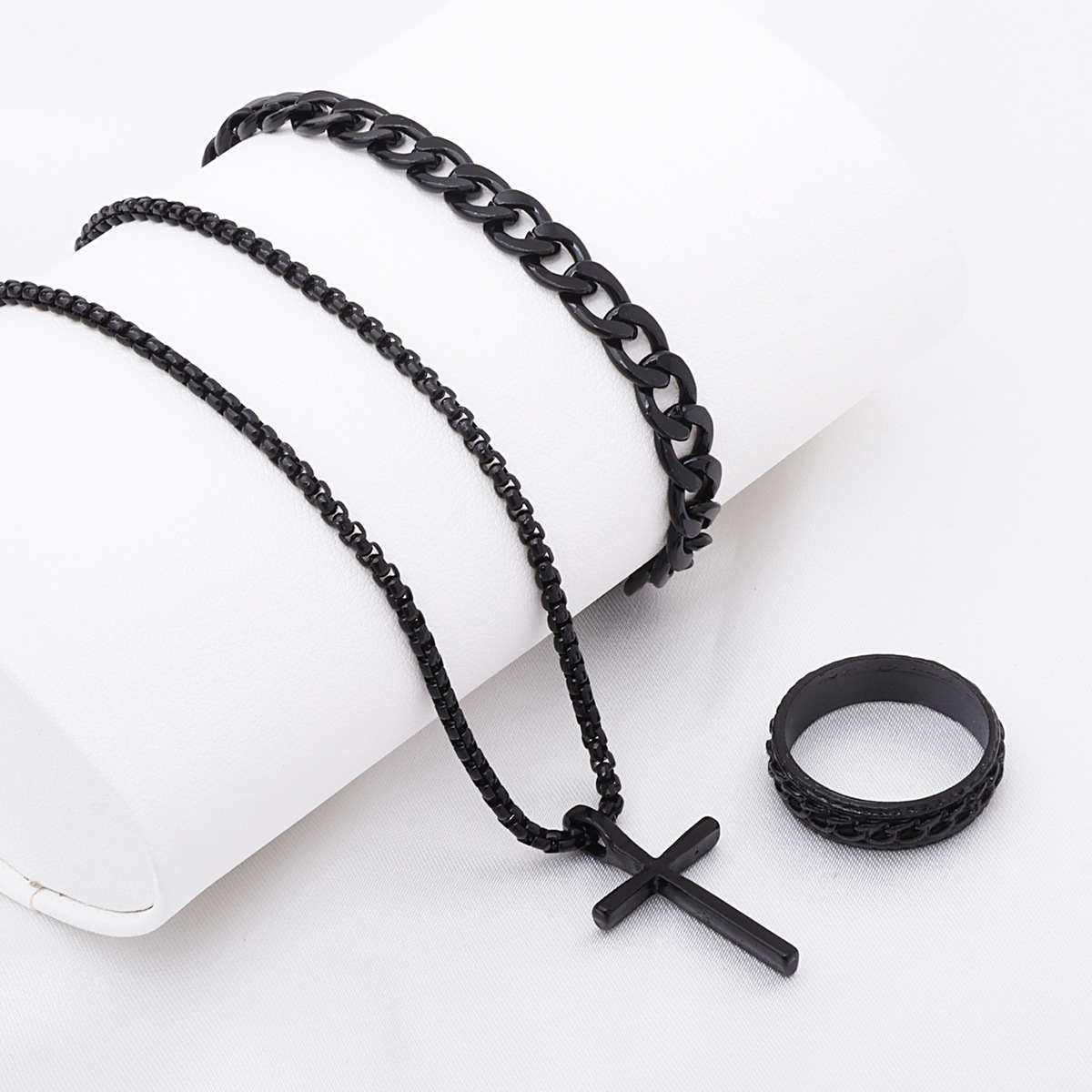Кросс-бордерные украшения: новый подвес с крестом, модный браслет в стиле хип-хоп для мужчин