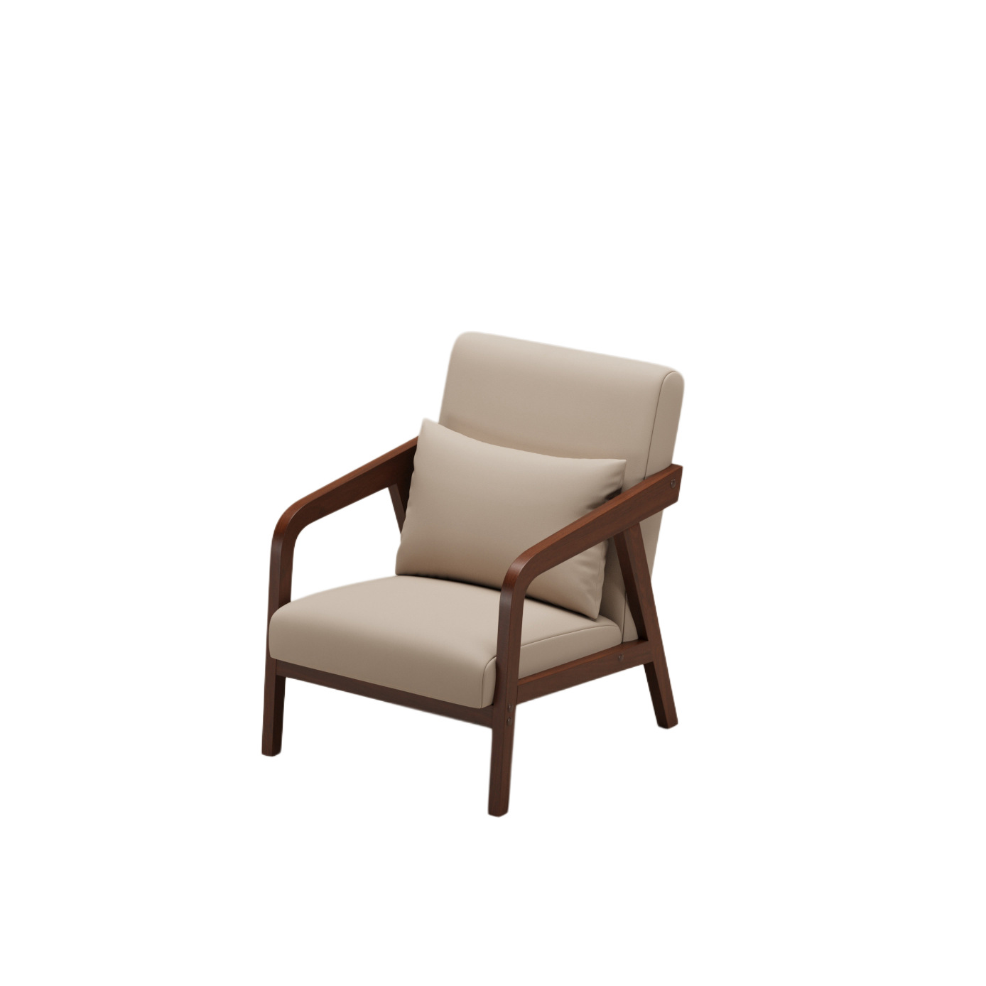 Internet Celebrity Cafe Solid Wood Table and Chair Combination Comfortable Japanese Sofa Chair Factory High-End Tavern Clear Bar Solid Wood Table and Chairs