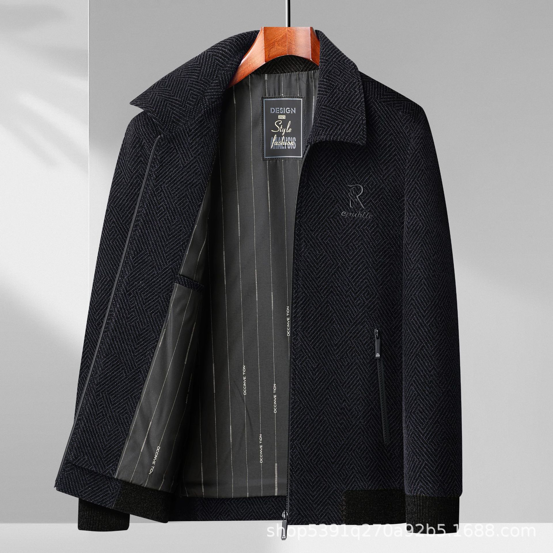 Куртка для мужчин среднего и пожилого возраста весна и осень повседневная универсальная высококачественная одежда для мужчин среднего возраста, для дедушек весна и осень