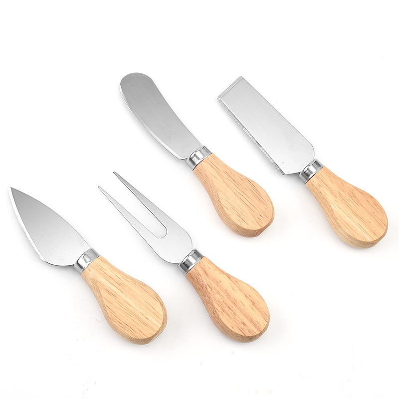 Cheese Knife suit cheese knife and fork stainless steel suit three-piece cheese knife and fork four-piece butter knife combination