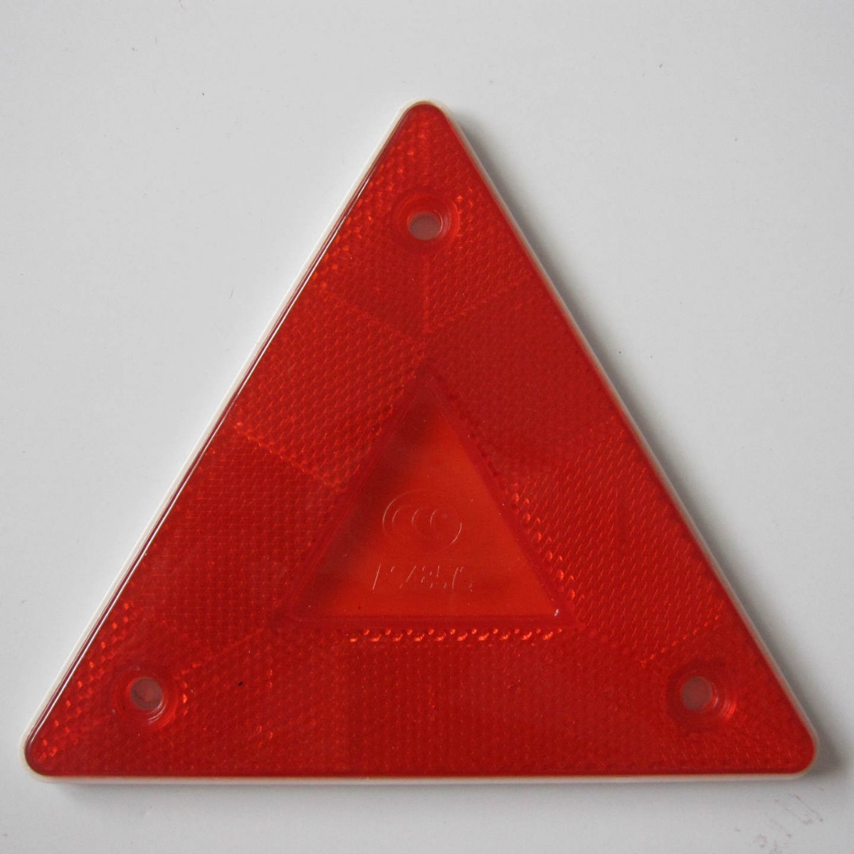 Factory Direct Supply of Vehicle-Mounted Triangle Warning Sign Holder Reflector Plastic Reflective Plate Vehicle Rear Red Orange Yellow Triangle Plate