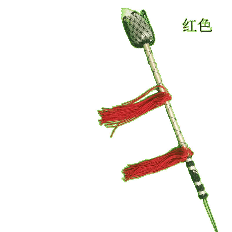 Tai Chi Dusting Imitation Ponytail Floating Dust Real Ponytail Buddha Dust Tai Chi Sweeping Rope Prop Supplies Dusting Prop