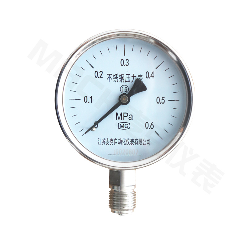 Mike Y Series Pressure Gauge Diaphragm Pressure Gauge Electric Contact Pressure Gauge Sanitary Diaphragm Pressure Gauge