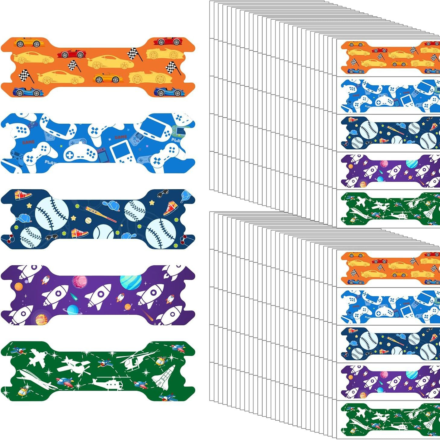 Various specifications of children's small size color cartoon ventilation nose stickers can be customized logo cool black snoring nose stickers