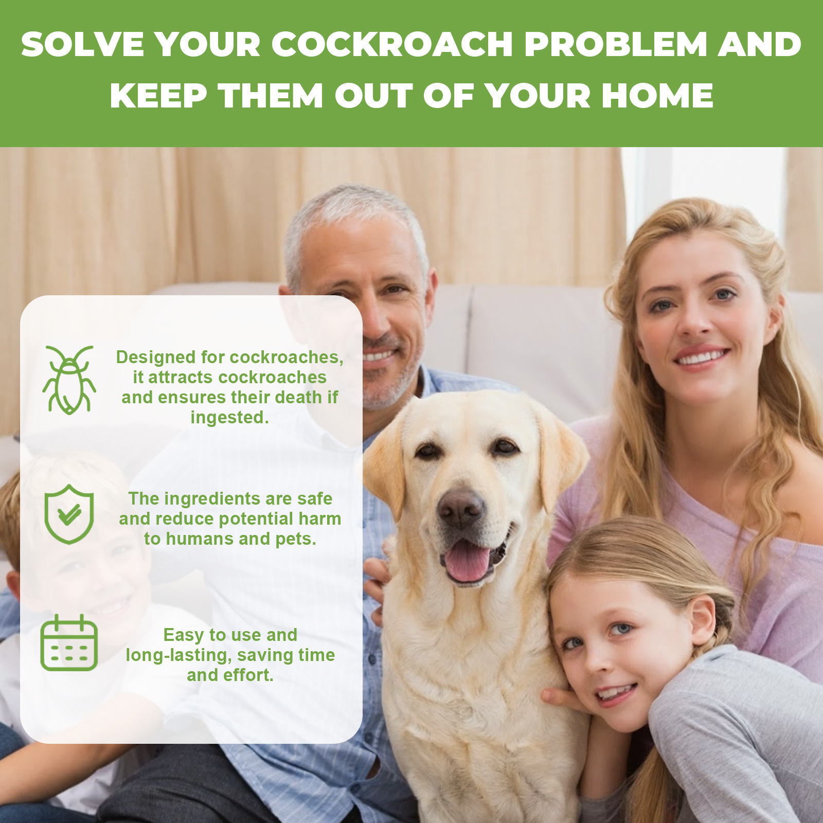 Moonspry Cockroach Repellent Home Dormitory Kitchen Deep Cleaning Cockroach Killing Cockroach Repellent