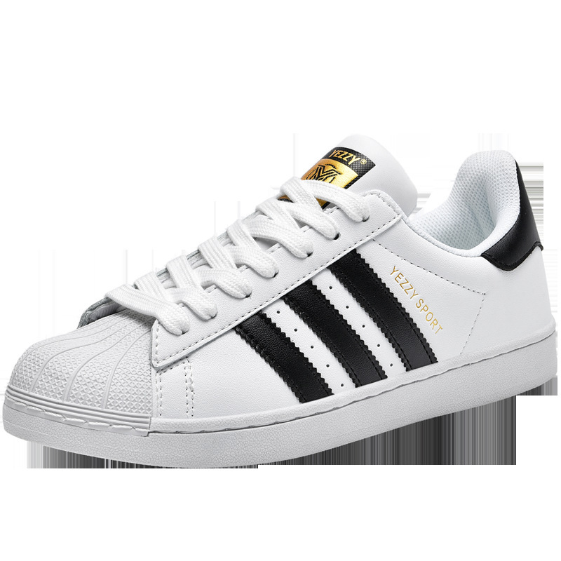 Putian Pure Original Shell Toe Gold Label White Black Gold Label Low-Top Retro Casual Versatile Sports Couple Shoes Shell Toe