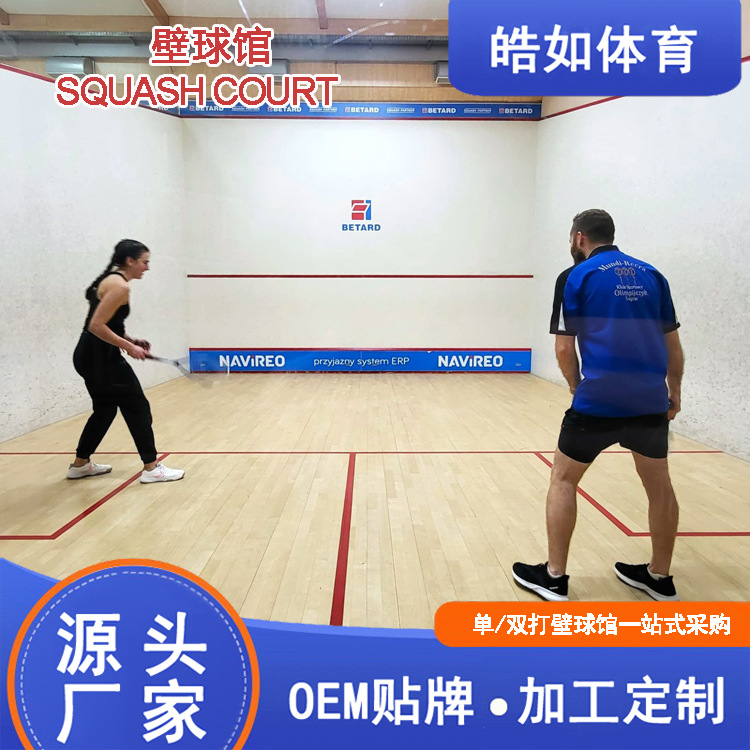 Squash Court Aluminum Alloy Clapboard, Plastering Squash Court Construction, Plastering Resin Wall Material Wholesale