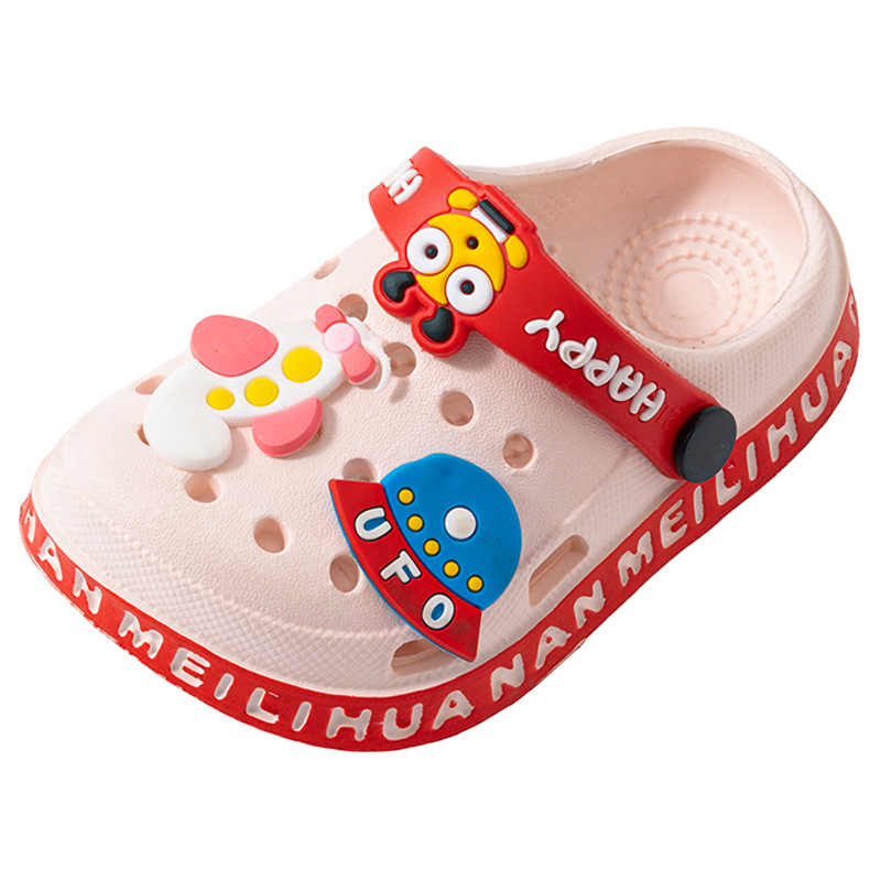 Eva Ultra-Light Boys and Girls Infants Non-Slip Soft-Soled Clogs Kidsren's Toe-Cap Sandals Astronaut Ufo Sandals and Slippers