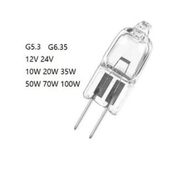 Factory Direct Supply G4 G5.3 G6.35 G8 G9 Melted Wax Heating Lamp Aromatherapy Lamp Two-Pin Halogen Tungsten Lamp