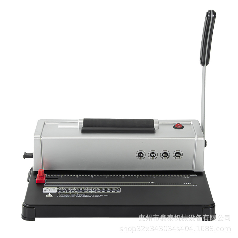 A4 Electric Single Coil Binding Machine Spiral Ring Snake Ring Binding Punching Machine Fully Automatic Binding Machine Snake Ring Wall Calendar