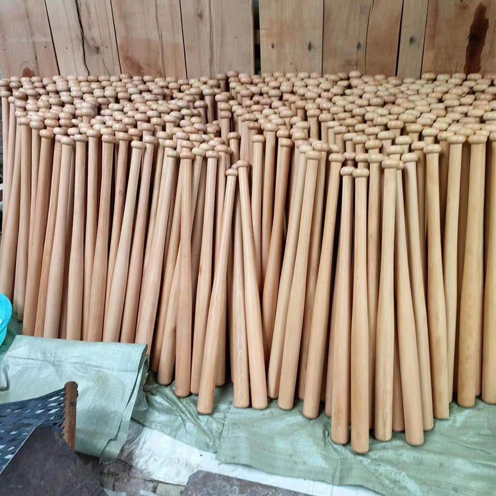 Beech Baseball Bat Factory Direct Sales 33-Inch 84cm Fitness Car Self-Defense Wooden Baseball Bat Solid Wood Baseball Bat