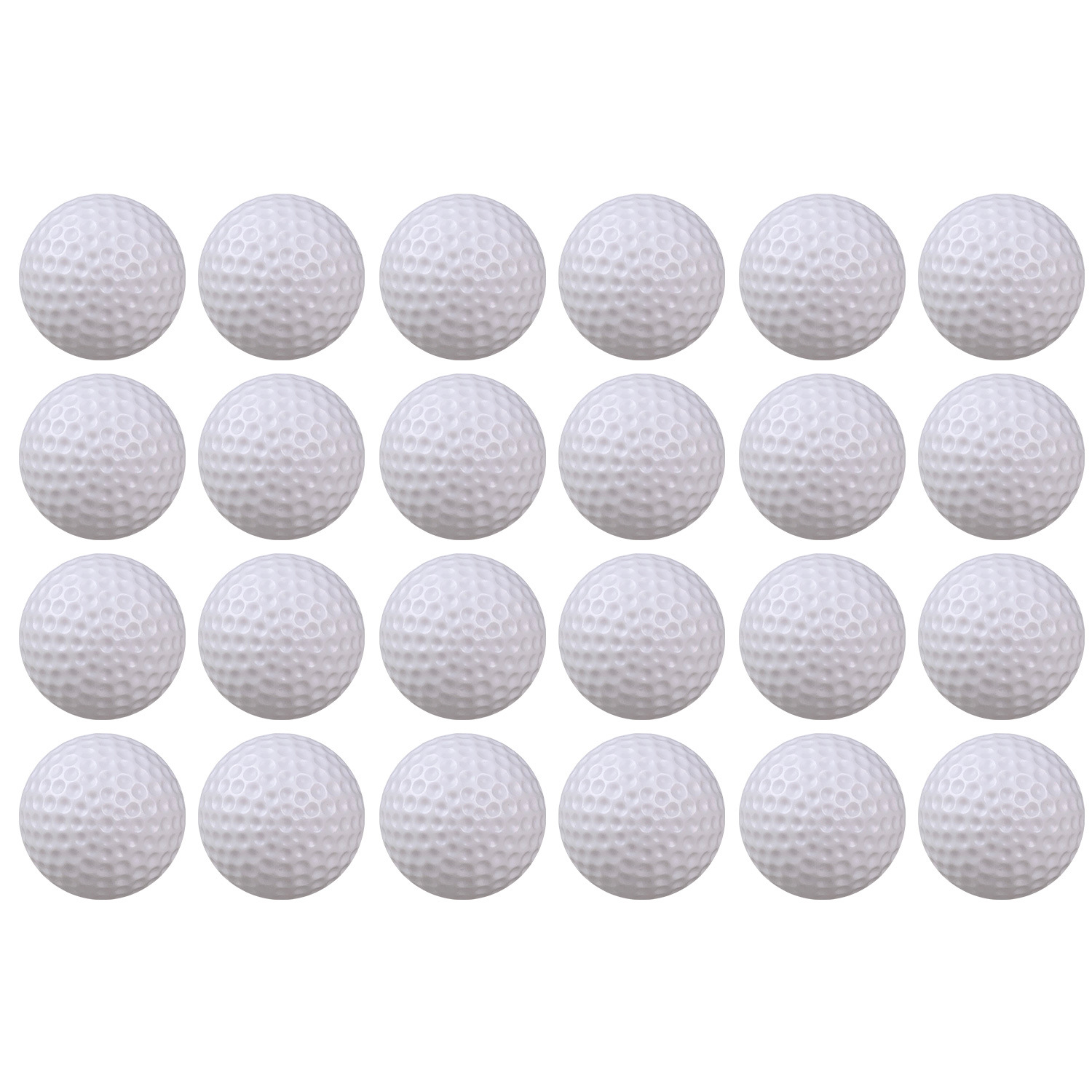 41 мм белый гольф-мяч, PE, пустотелый, мяч для indoor практики, игрушка для домашних животных
