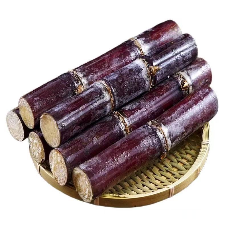 Fresh Seasonal Fruit of Guangxi Black-Skinned Sugar Cane, Whole Box with Free Shipping, Crispy, Sweet and Juicy, Seasonal Sugar Cane, Dropshipping