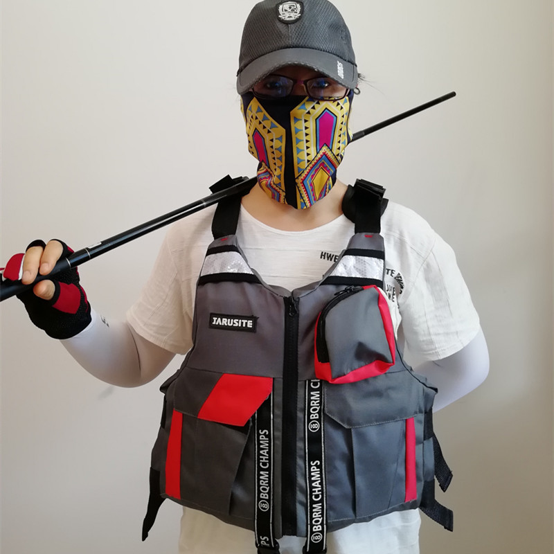 Jialester Outdoor Wading Sports Fishing Vest Rafting Fishing Clothing Sea Surfing Vest Swimming Life Jacket