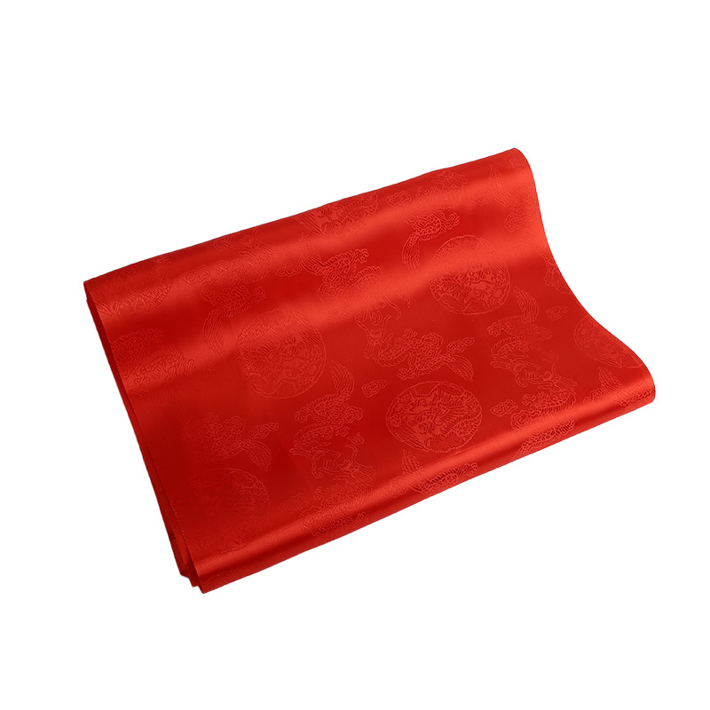 Factory direct five-color jacquard dragon and phoenix hada widened and thickened Xizang Mongolian ethnic jewelry etiquette supplies