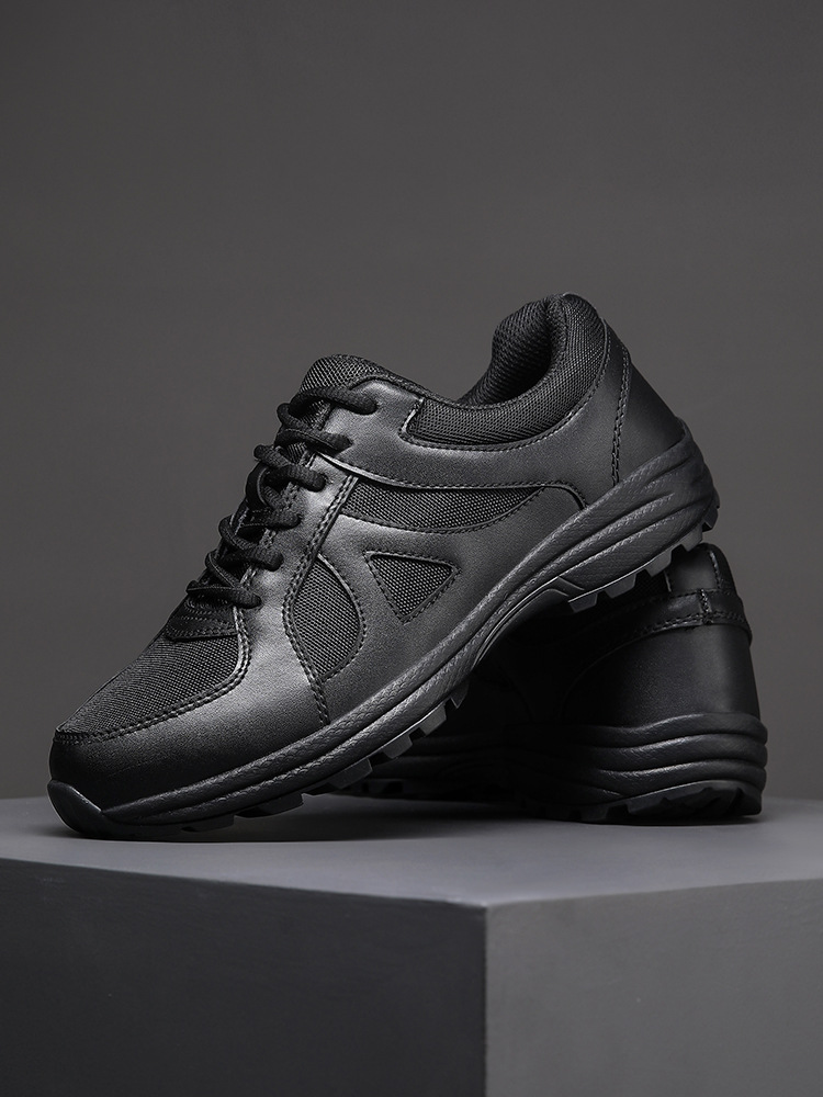 Новые весенние и осенние тренировочные кроссовки, черные физкультурные ботинки для мужчин, ботинки для пожарной подготовки, защитные резиновые ботинки, спортивные ботинки для бега