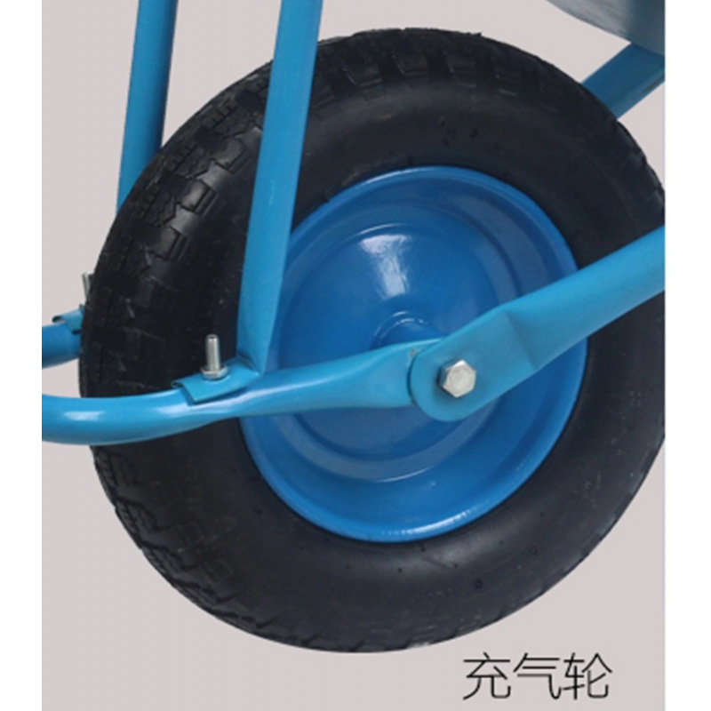 Agricultural Household Trolley, Sand Construction Site Bucket Truck, Garden Trolley, Truck, Soil Single-Wheel Garbage Wheelbarrow