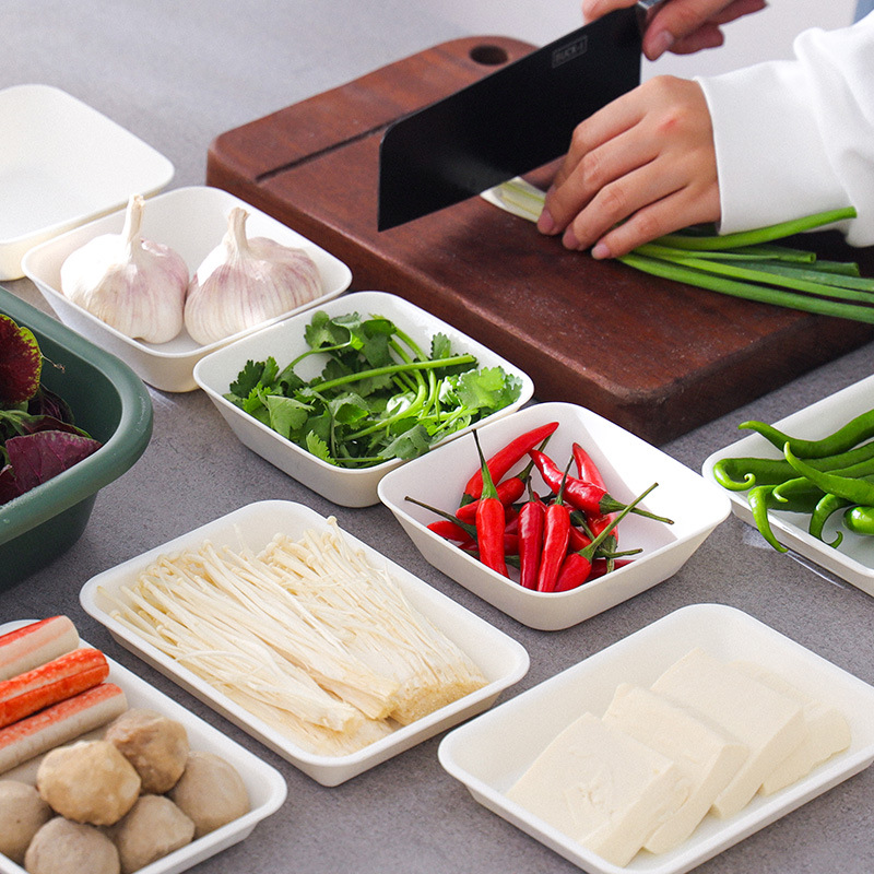 Тарелка для гарниров ресторана, ингредиенты, блюдо с чесноком, имбирем и перцем, домашняя посуда, бесплатная доставка