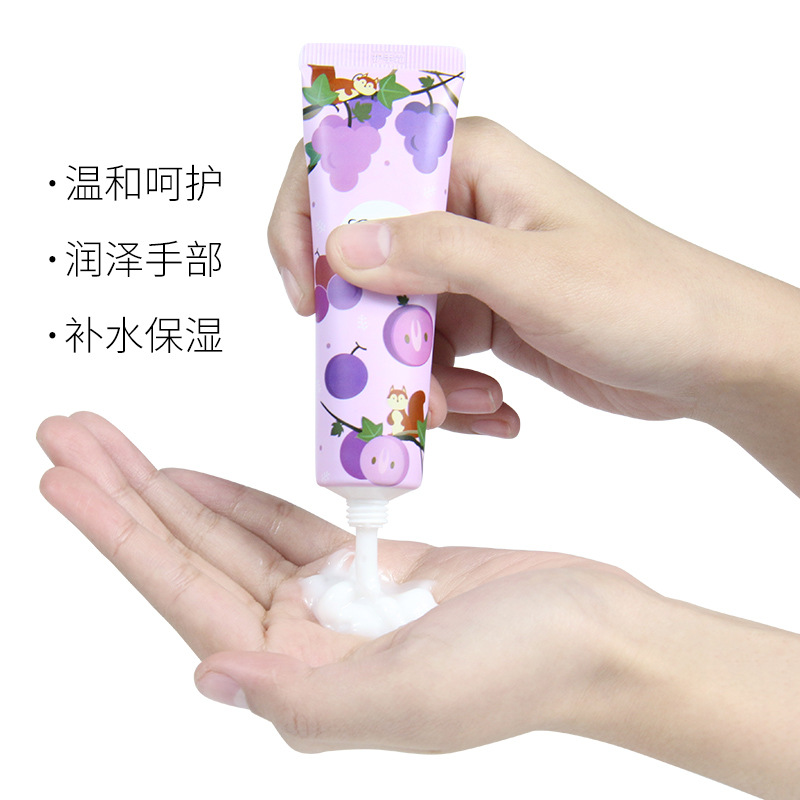 Jinnia Hand Cream Anti-Drying Freeze Crack Non-Greasy Fragrance Moisturizing Hand Cream Small Portable