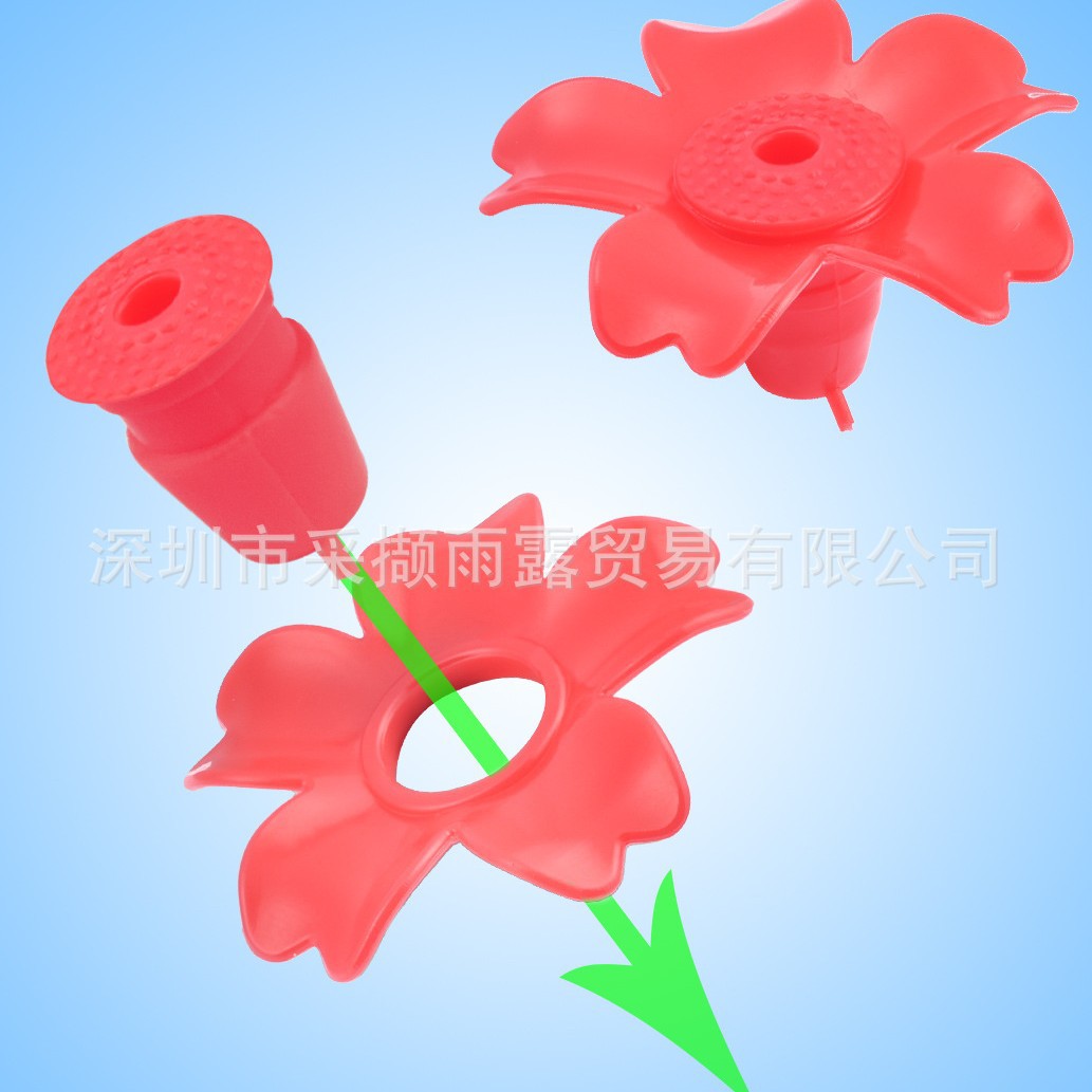 New Large Hummingbird Feeder Flower Hummingbird Feeder Flower Accessories Replaceable Multi-Color Flower Cross-Border