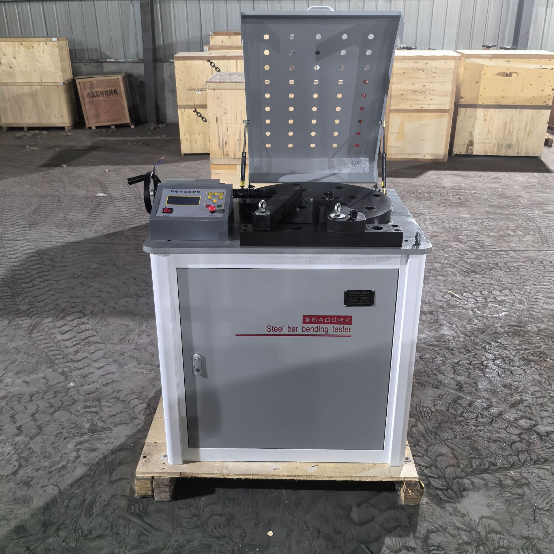 Rebar Bending Testing Machine in Stock, Steel Pipe Rebar Steel Pipe Sheet Bending Machine, Scaffolding Steel Pipe Testing Machine Bending