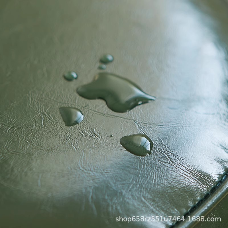 Solid Wood Jade Rotating Sofa Chair with Backrest, Small Apartment Living Room Leisure Chair, Single Round Chair, Rotating Small Stool