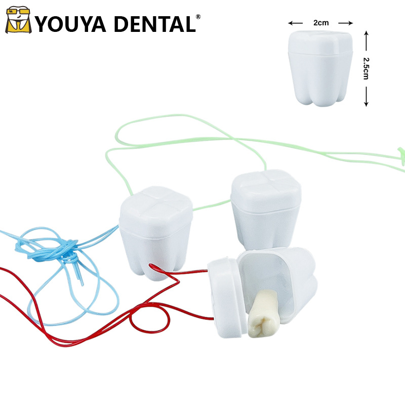 Teeth Deciduous Tooth Box with Rope Kidsren's Deciduous Tooth Box Girl's Tooth Storage Box Baby Tooth Replacement Storage Box Tooth Box