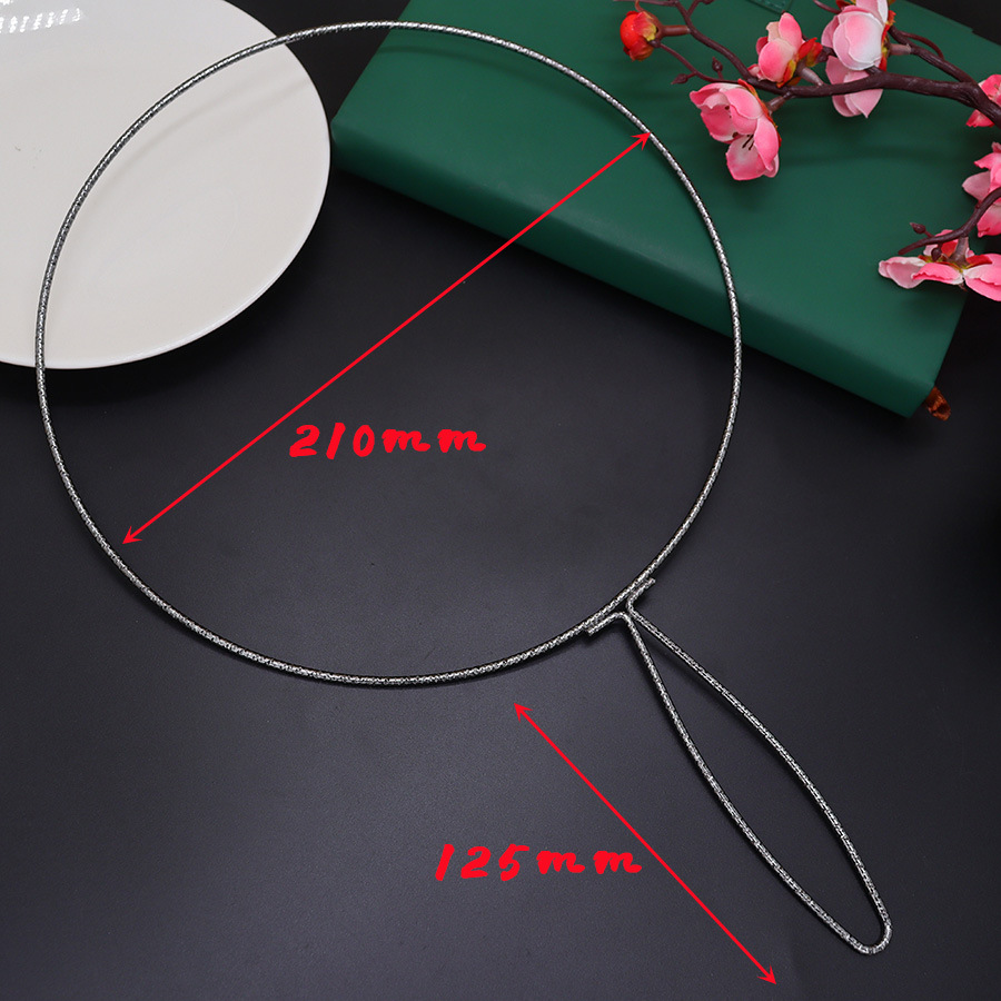 Electrophoresis high protection batch flower new ancient style round fan skeleton DIY Hanfu Xiuhe handmade fan frame hand fan main body
