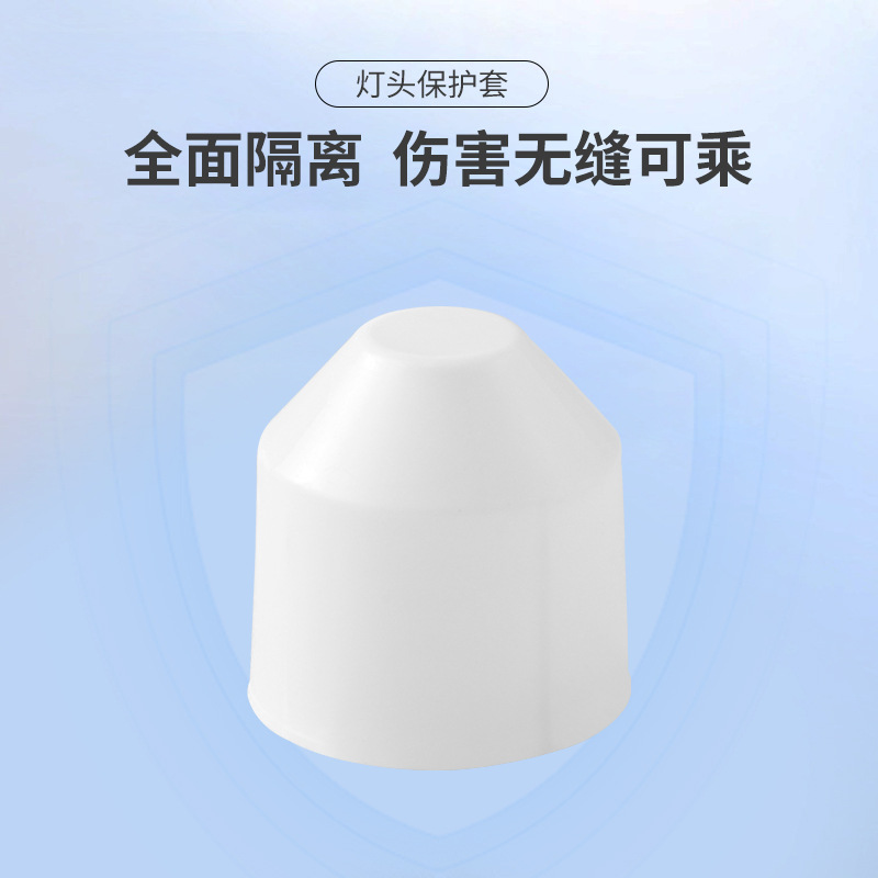 Wholesale Lamp Holder Protective Cover Round Spiral E27 Protective Cover Lamp Holder Plastic Protective Cover Pp Material Lighting Accessories