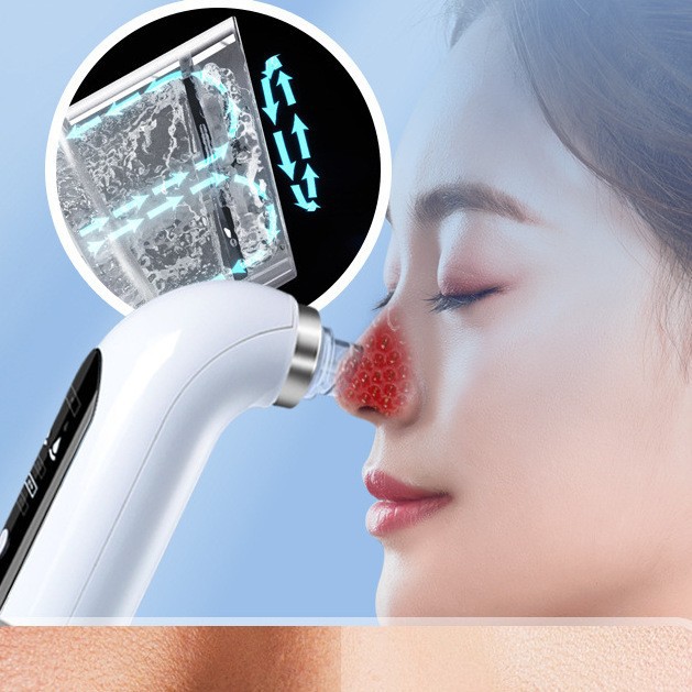 Ultra-small bubble household beauty instrument pore cleaner mite removal electric blackhead suction device