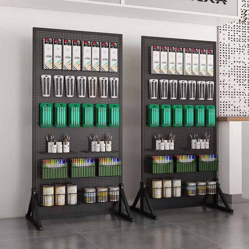 Вертикальная этажная стойка, полка с круглыми отверстиями, стеллаж для ювелирных изделий, кухонные аксессуары, стеллаж для супермаркета