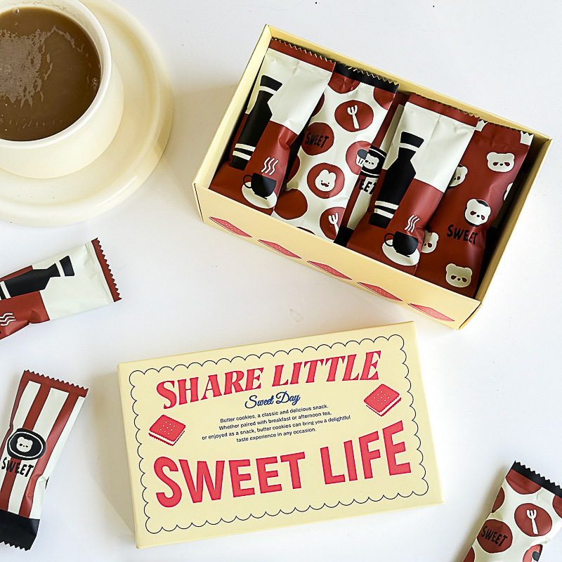 Christmas Candy Bag Baking Nougat Bear Wrapping Paper Biscuit Wrapping Bag Toffee Paper Wrapping Machine Bags