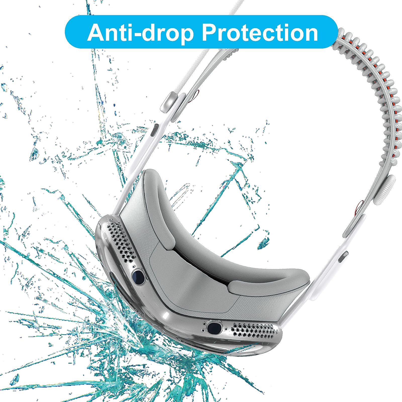 Suitable for Apple Vision Pro Protective Case Apple Vr Device Head-Mounted Protective Case Transparent Anti-Fall Protective Case
