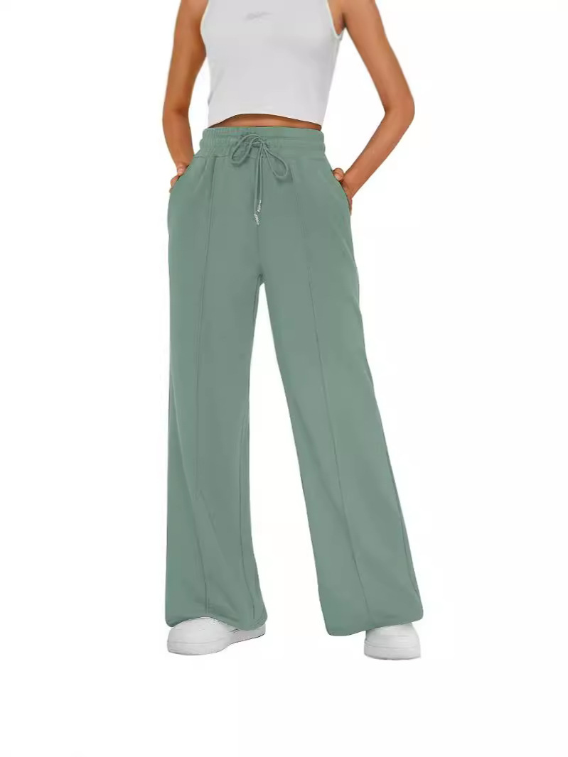 AliExpress Explosions Ladies Wide Leg Casual Trousers Hot Selling Trousers