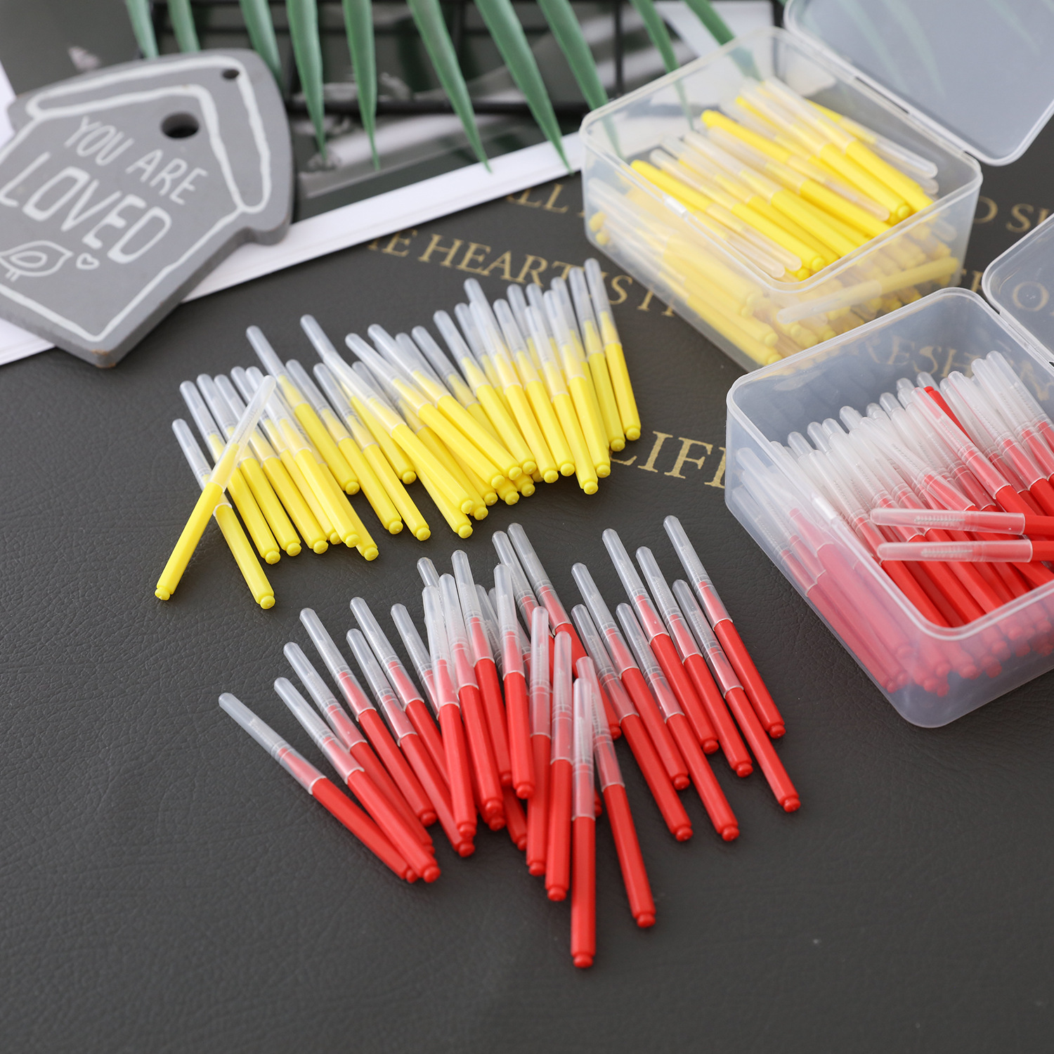 Straight Toothbrush Push-Pull Stainless Steel Wire Cleaning Toothbrush Braces Gap Cleaning Toothbrush Orthodontic Interdental Brush