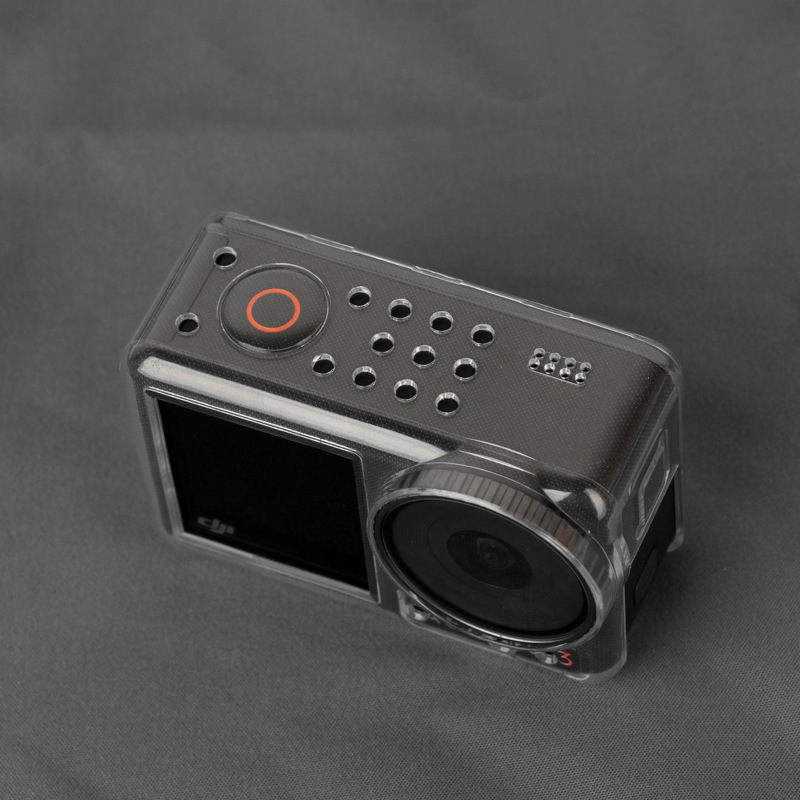 Suitable for ACTION4/3 camera protective cover all-inclusive anti-drop and dustproof scratch lens display transparent silicone cover