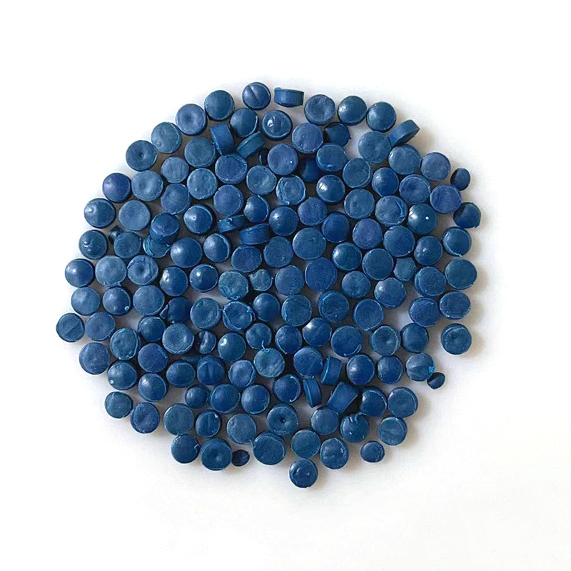 Blue Hdpe Recycled Plastic Particles High Density Polyethylene Pe Blue Feed Blow Molding Float Recycled Material Manufacturer