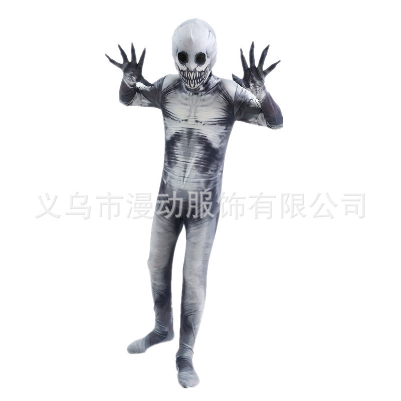 Детский костюм ужасов Призрак Дьявол Инопланетянин Косплей на Хэллоуин