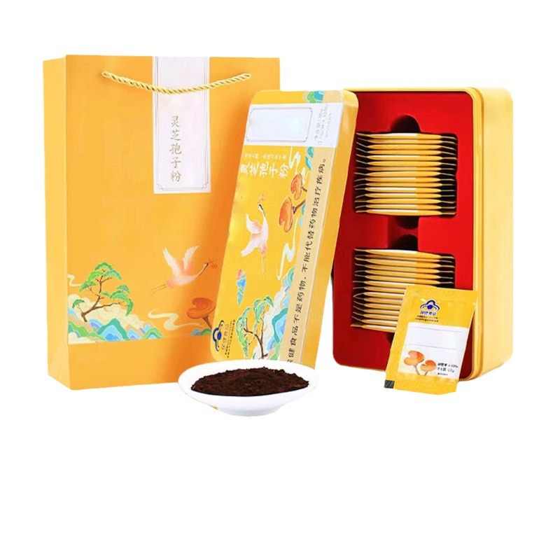 Broken Ganoderma Spore Powder Oem Processing Source Manufacturer Blue Hat Jianzi Ganoderma Spore Powder Oem Oem Customization