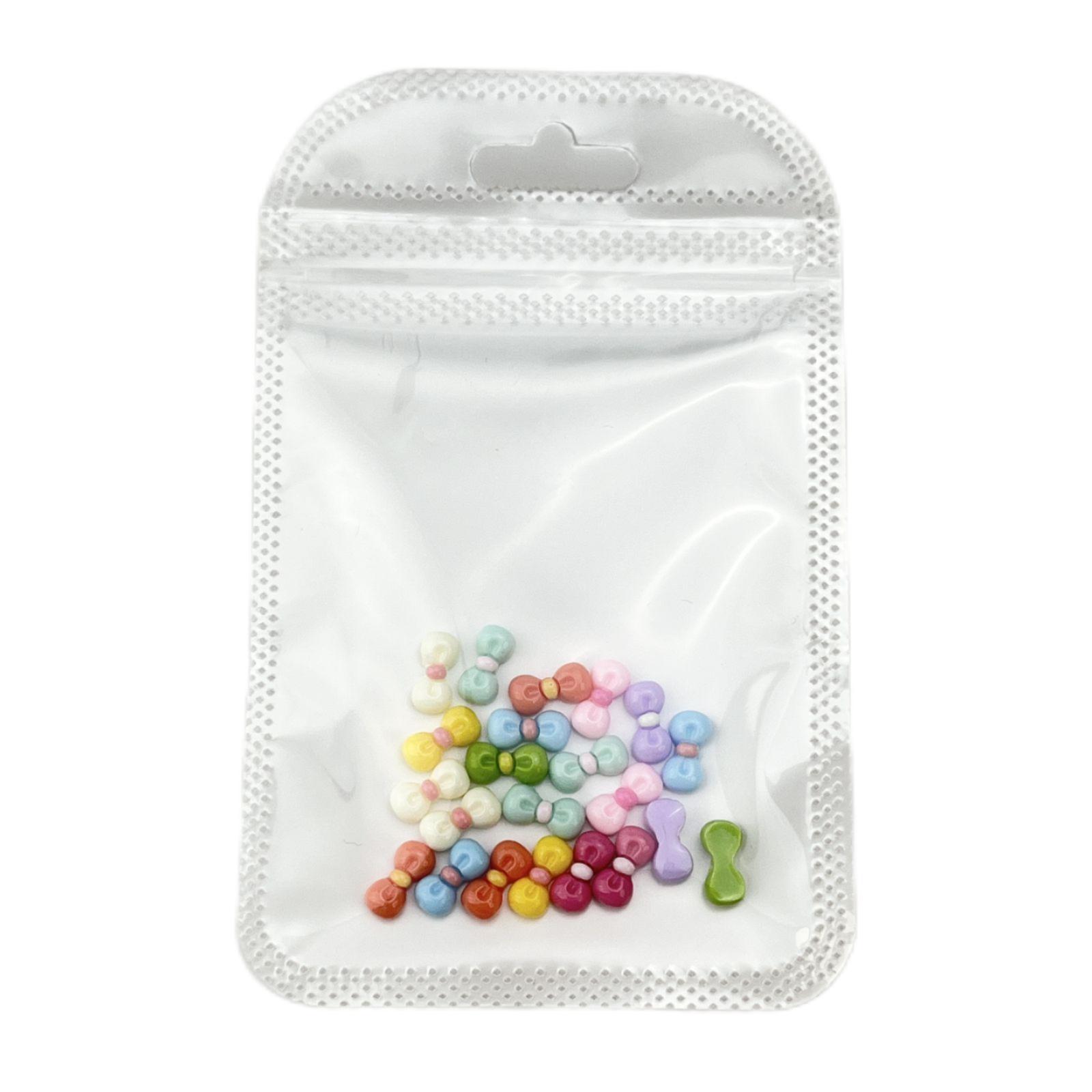 Kitty Cat Bow Nail Art Accessories Cute Girl Powder Cartoon Cat Bow Tie Resin DIY Wear Armor Accessories