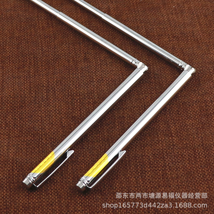 Wholesale Yanggong dragon ruler stainless steel pure copper retractable antenna dragon point magnetic field feng shui energy detection rod