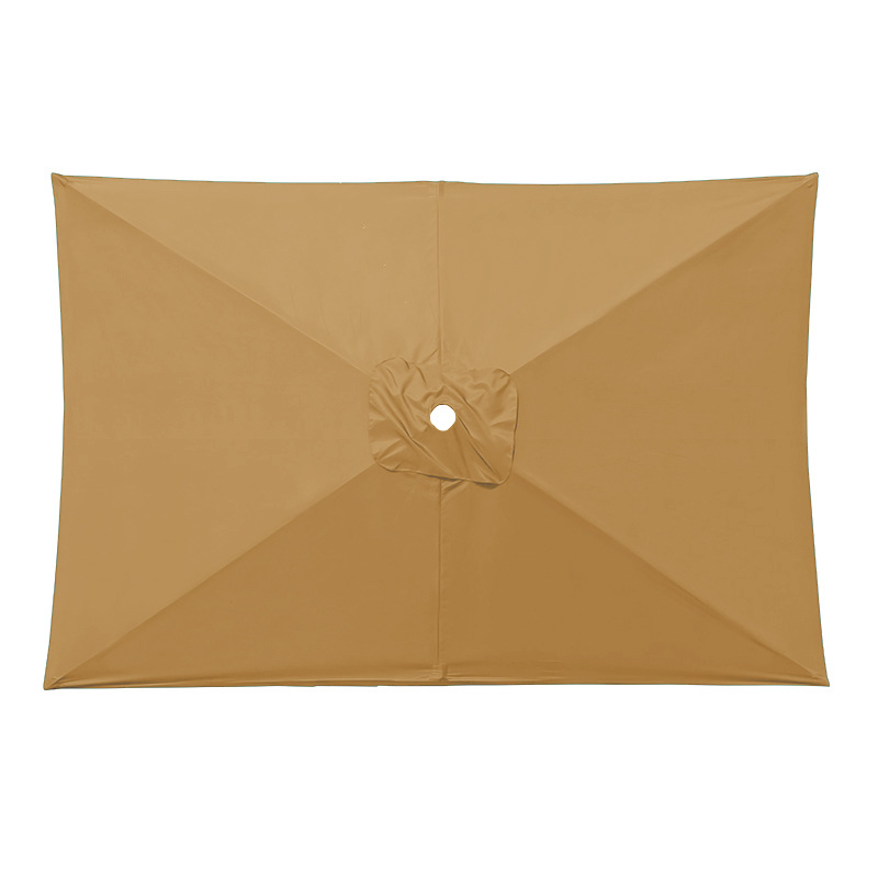 Rectangular Outdoor Umbrella Cloth Umbrella Surface Replacement Garden Umbrella Cloth Replacement New Sunshade Rainproof Sun Umbrella Replacement Umbrella Cloth