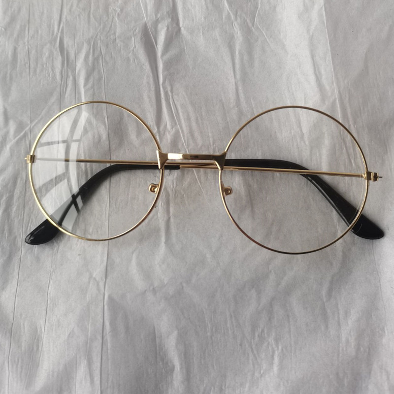 Cyber Red Hyaluronic Acid Yellow Duck Glasses 7001 Round Prince Plain Glasses